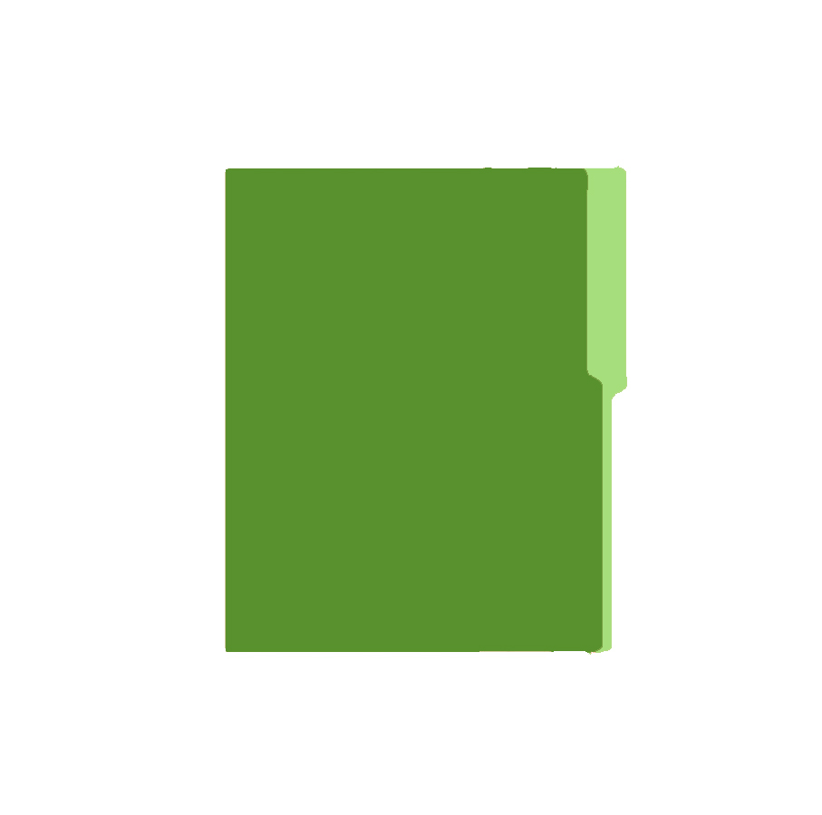 Folder Carta Bold Office, 25 unidades, Verde Oscuro
