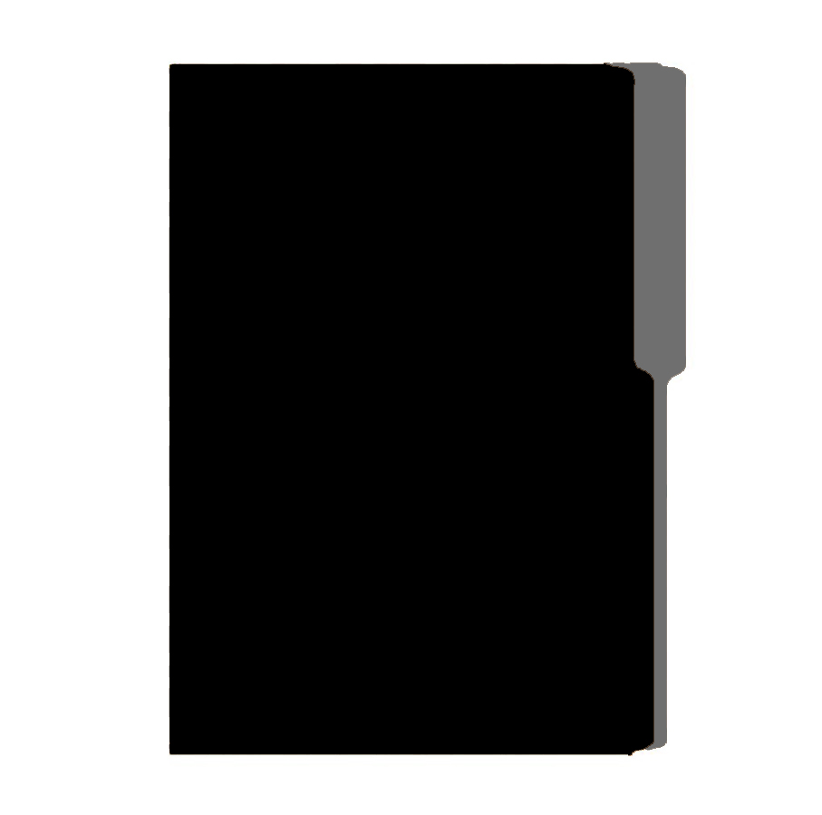 Folder Oficio Bold Office, 100 unidades, Negro
