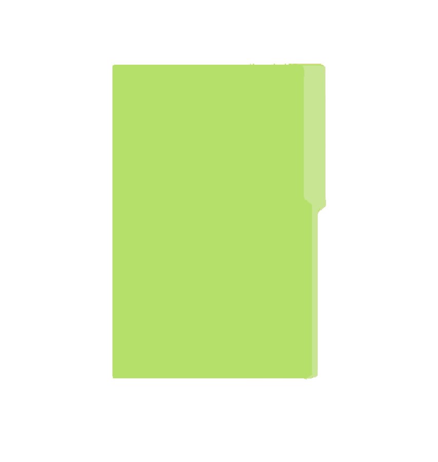 Folder Oficio Bold Office, 100 unidades, Verde Limón