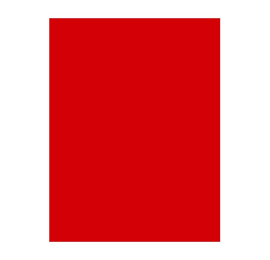 Fieltro Tucán, 25 hojas, Rojo