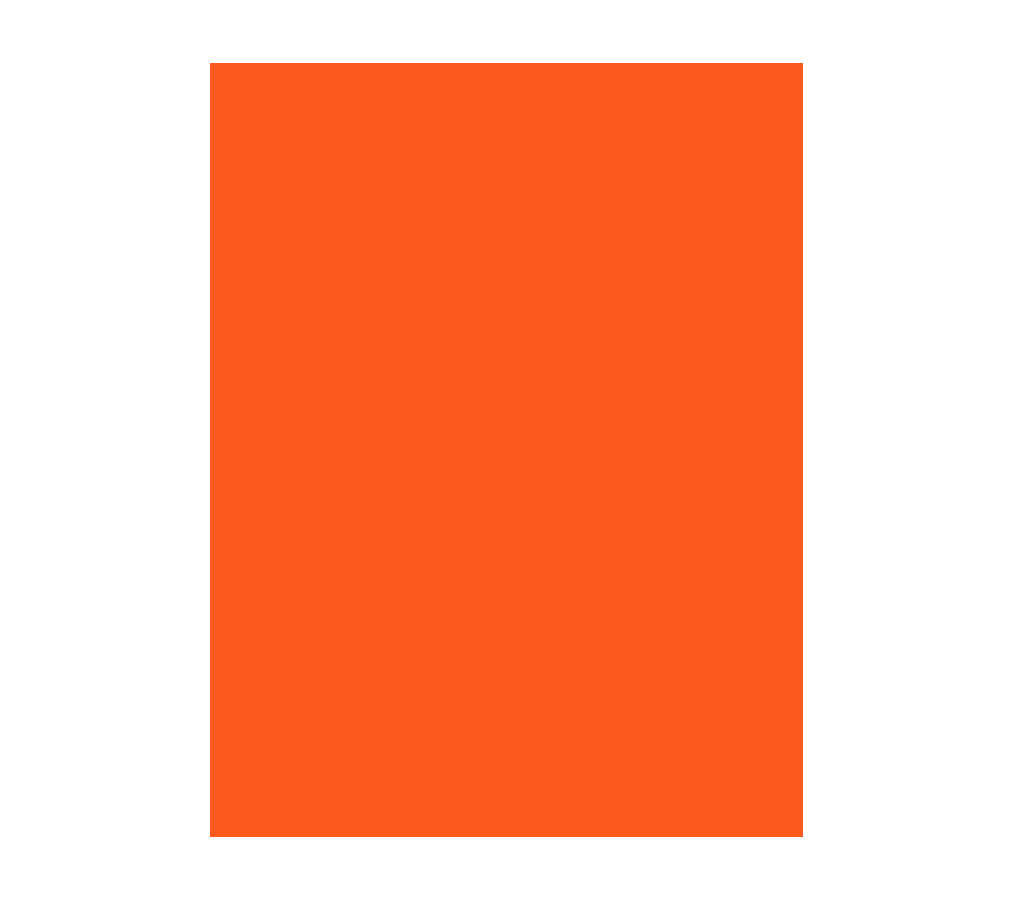 Fieltro Tucán, 25 hojas, Naranja