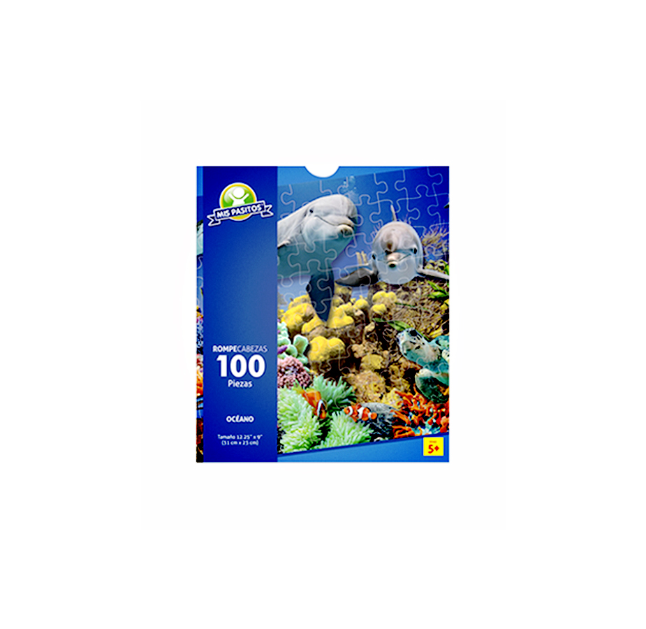 Rompecabezas de 100 piezas, El Océano, Mis Pasitos
