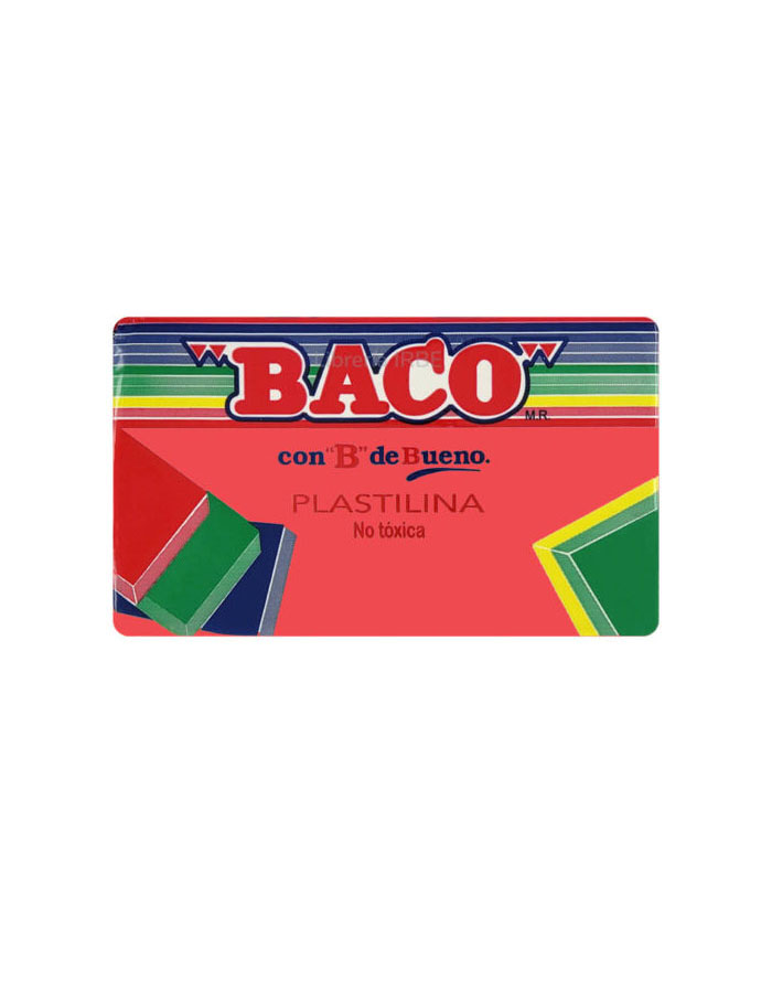 Plasticina en Maqueta Baco, Rojo