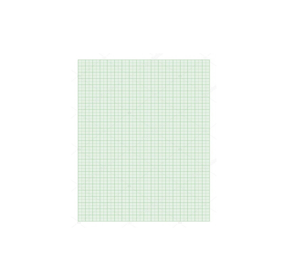 Papel Bond Milimetrado Yots, Verde Carta, Resma