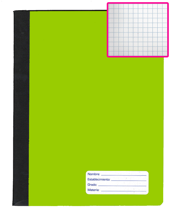 Cuaderno Cosido Concept 100H, Cuadros