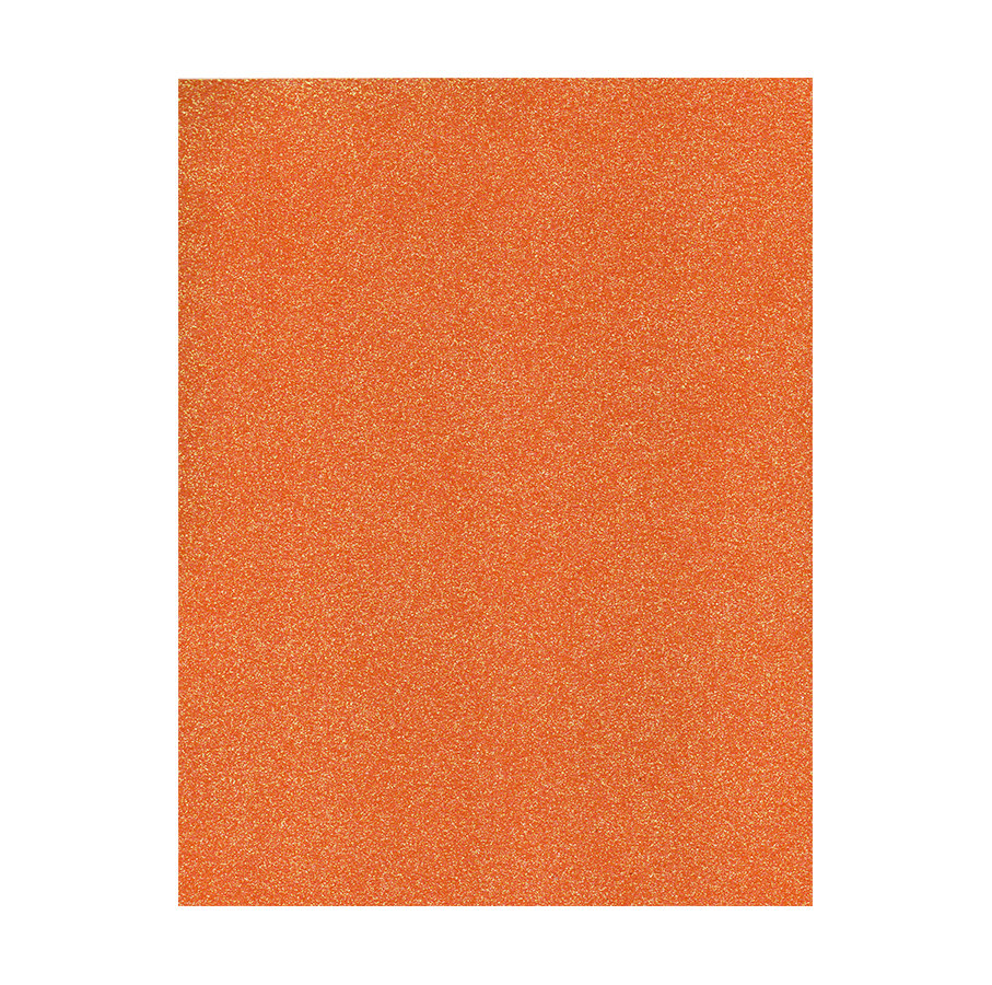 Foamy con Diamantina, 10 unidades, Anaranjado