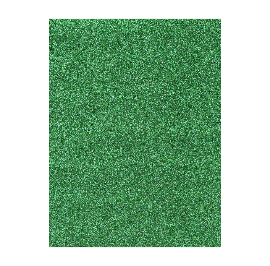 Foamy con Diamantina, 10 unidades, Verde Oscuro