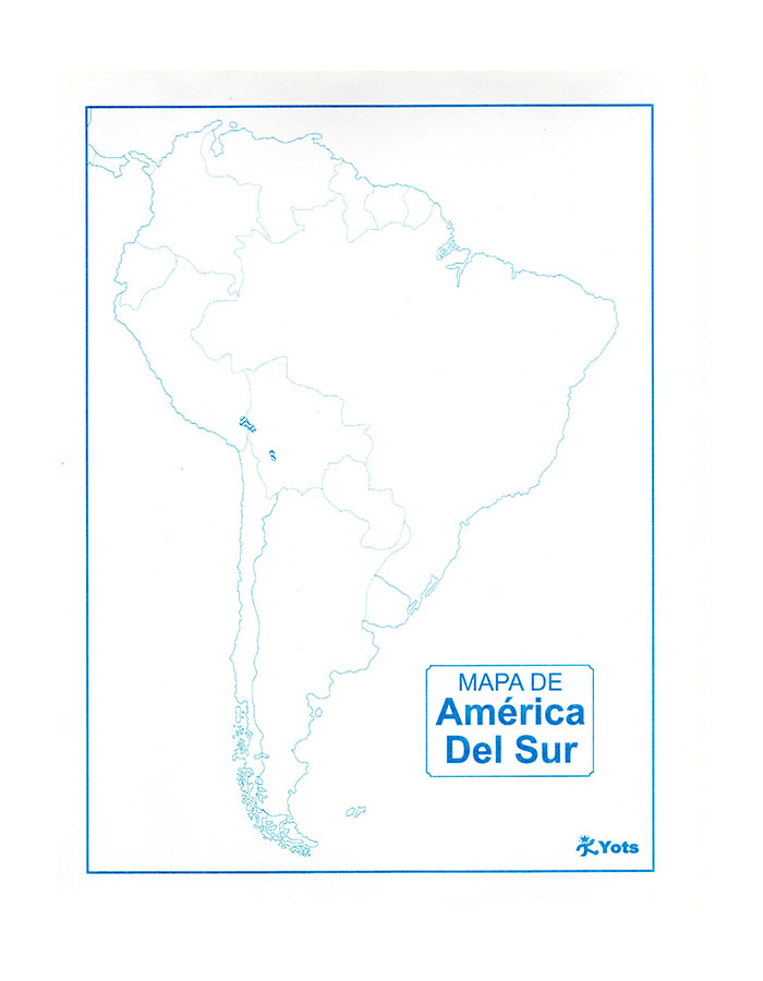Ciento de Mapa de América del Sur, Yots