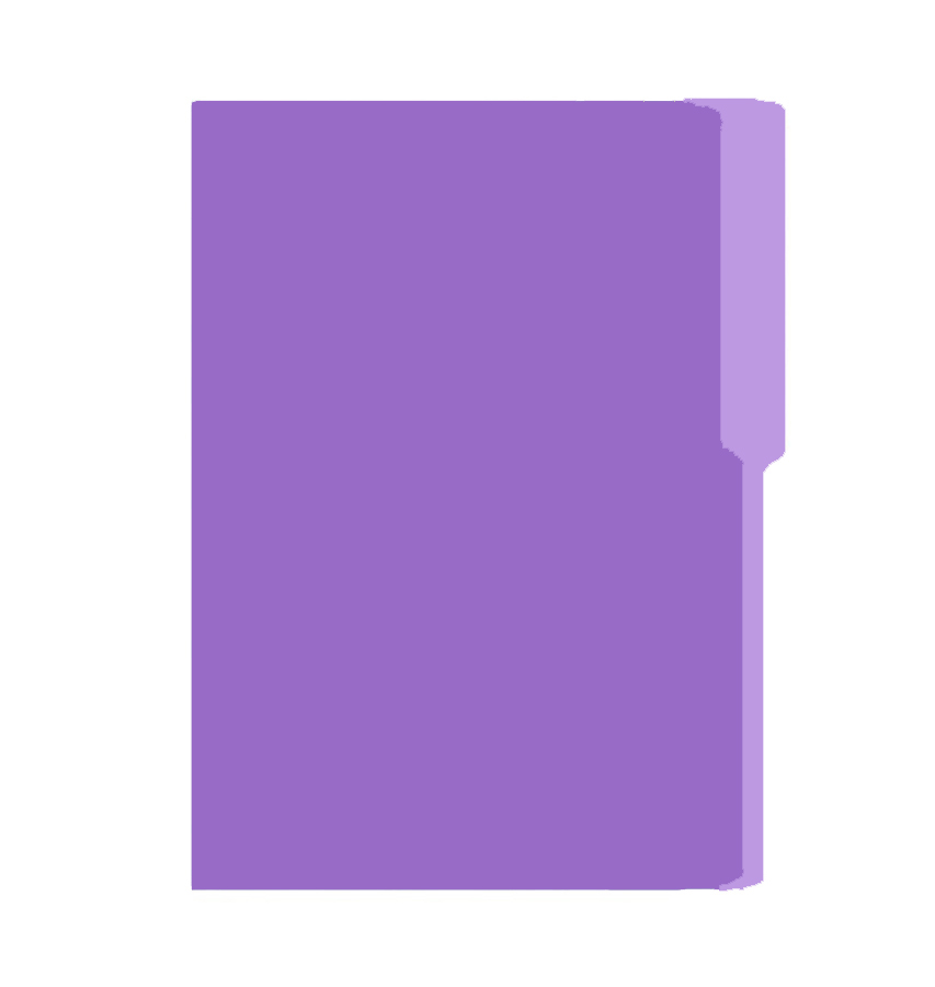 Folder Oficio Bold Office, 100 unidades, Lila