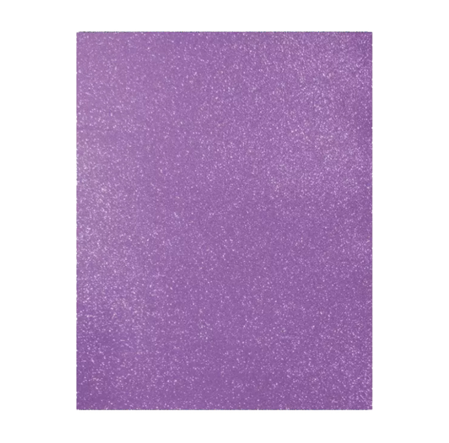 Foamy con Diamantina, 10 unidades, Lila