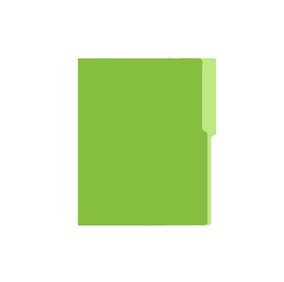 Folder Oficio Bold Office, 100 unidades, Verde