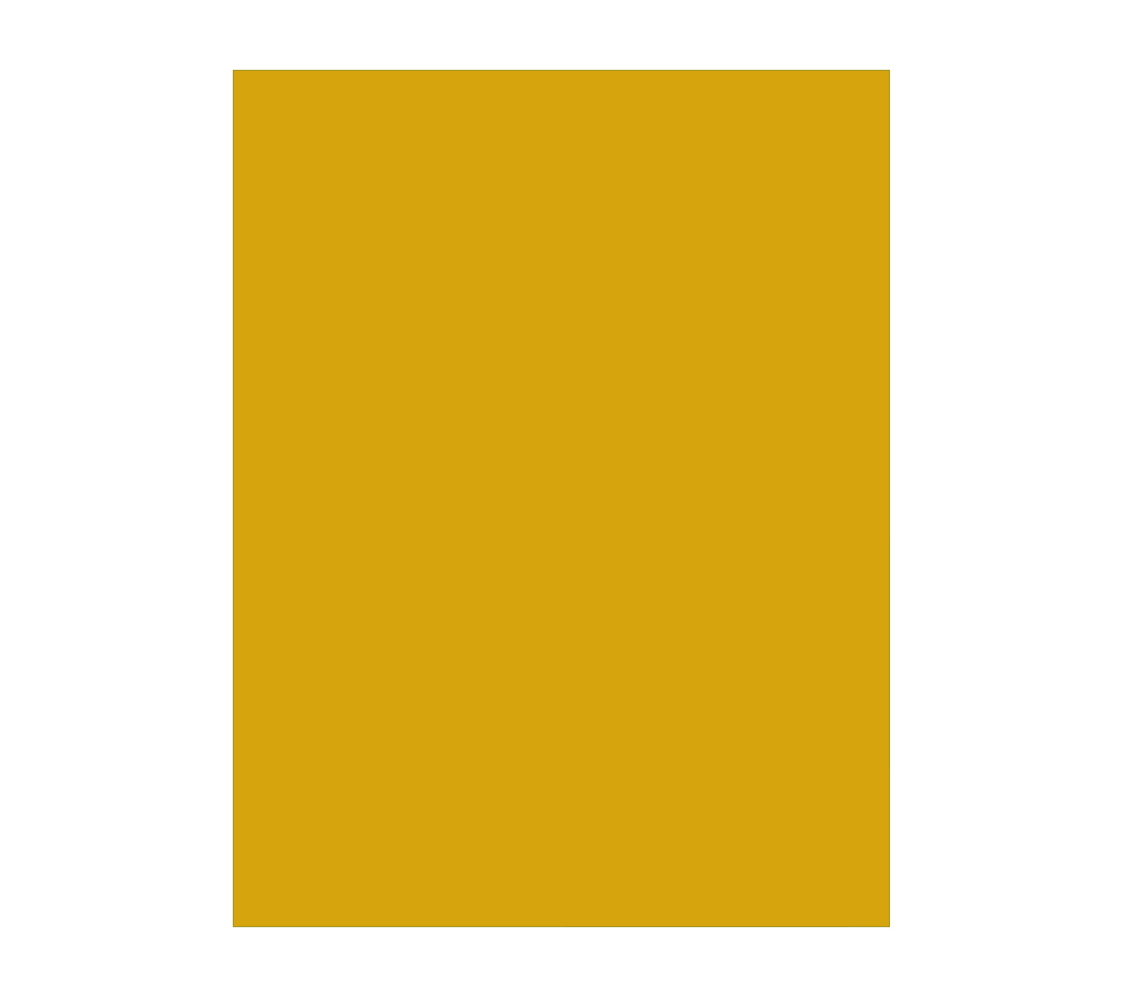 Fieltro Tucán, 25 hojas, Amarillo Oro