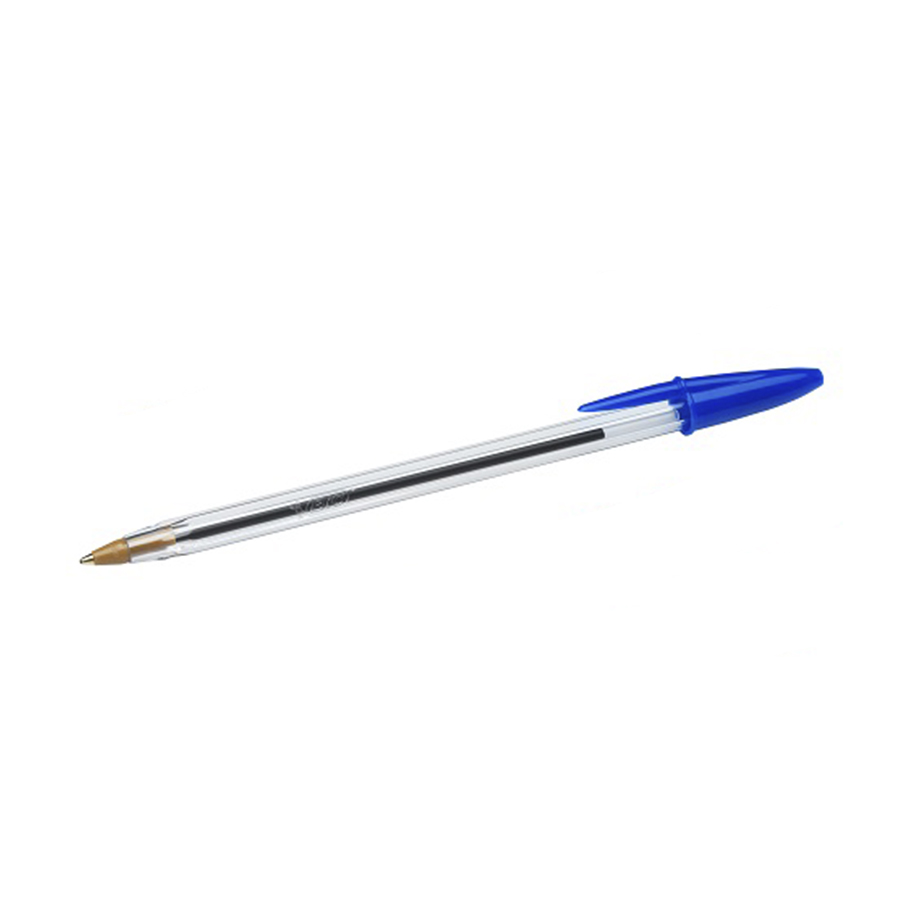 Bolígrafo Bic, Punto Mediano, Azul, 12 unidades