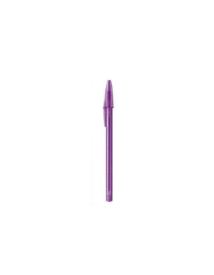 Bolígrafo Bic Fashion, Punto Grueso 1.2 mm, Morado, 12 unidades