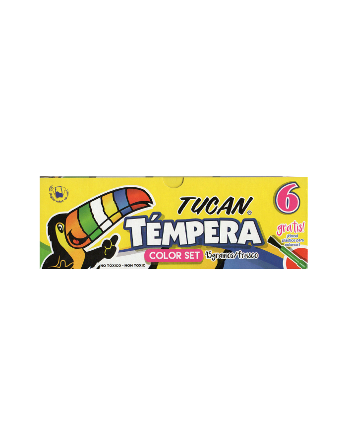Tempera Clásica 6 colores, Tucán