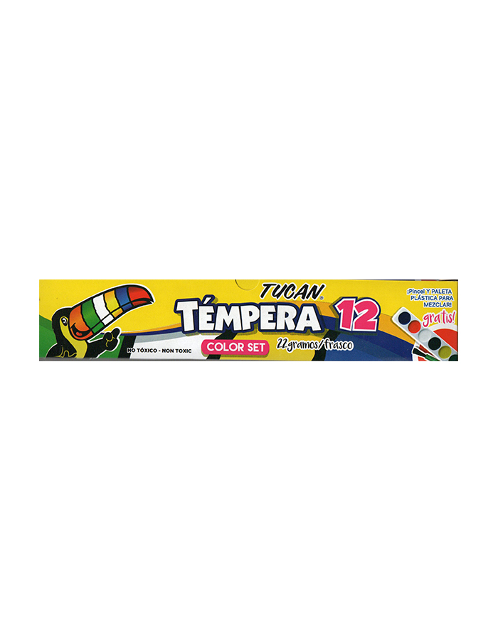 Tempera Junior 12 colores, Tucán