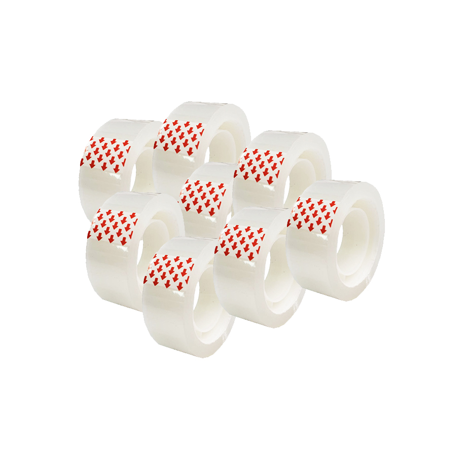 Tape ICO de 3/4", 8 unidades. Transparente.