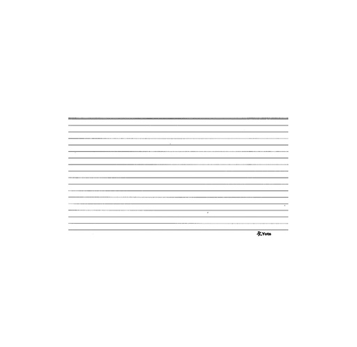 Fichas con Lineas Yots, Resma