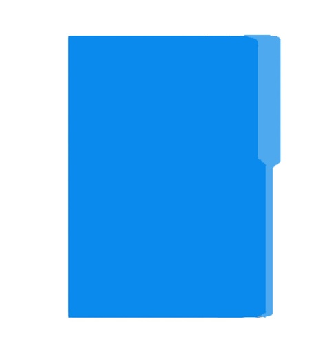 Folder Oficio Bold Office, 25 unidades, Azul Claro
