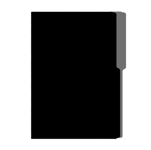 Folder Oficio Bold Office, 25 unidades, Negro