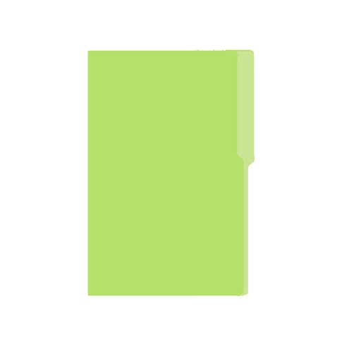 Folder Oficio Bold Office, 25 unidades, Verde Claro