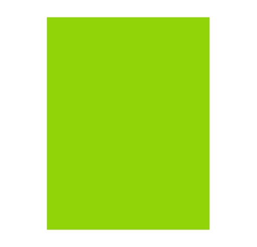 Fieltro Tucán, 25 hojas, Verde Lima