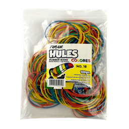 Bolsa hules Colores Tucán #18, 1/4 de libra