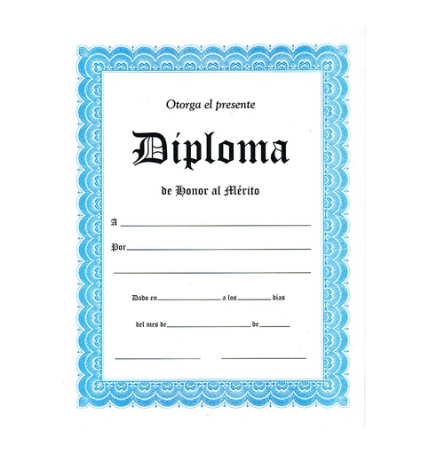 Diploma Yots, Paquete 23 unidades