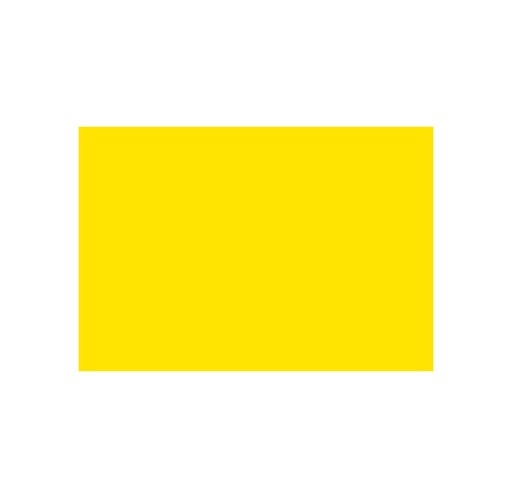 Ciento Papel Lustre Amarillo 50X70 cm