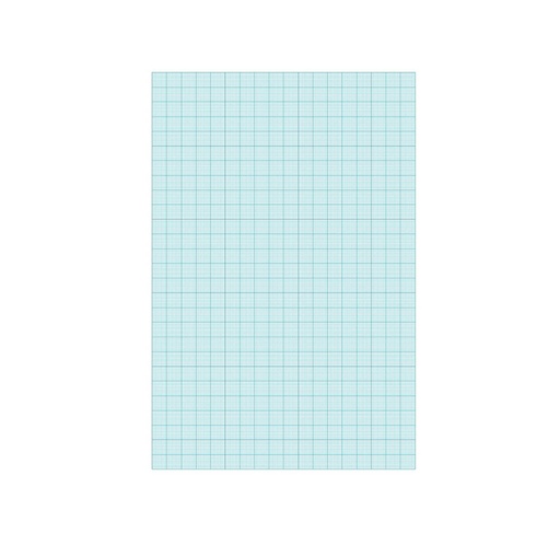 Papel Bond Milimetrado Yots, Celeste Oficio, Resma