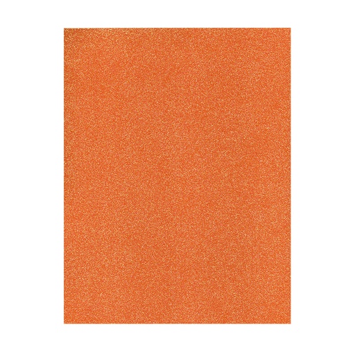 Foamy con Diamantina, 10 unidades, Anaranjado