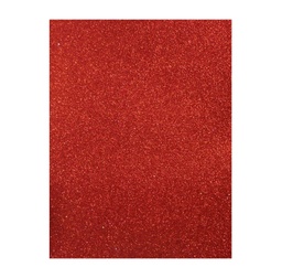 Foamy con Diamantina, 10 unidades, Rojo