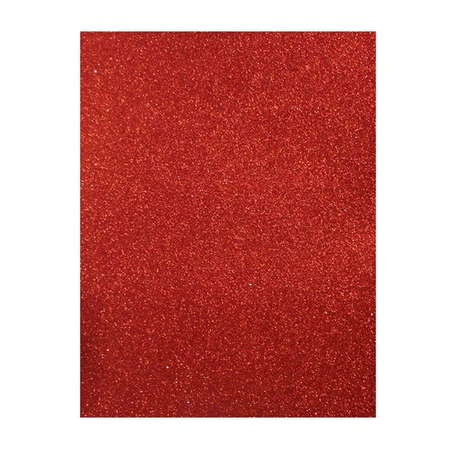 Foamy con Diamantina, 10 unidades, Rojo