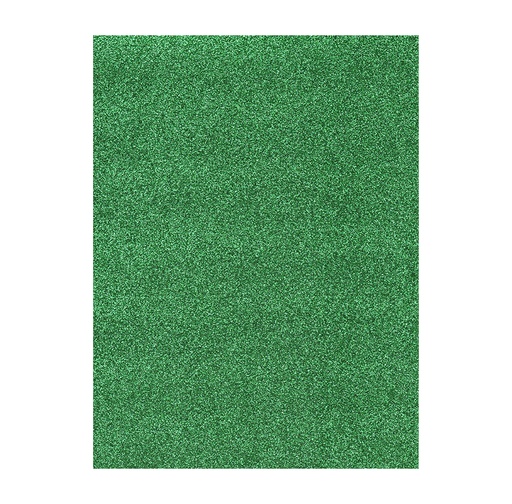 Foamy con Diamantina, 10 unidades, Verde Oscuro