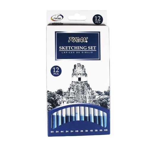 Lápiz Numerado, Tucán, set 12 unidades surtido