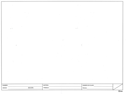 Block Formato Oficio Marginado Yots, 50 hojas