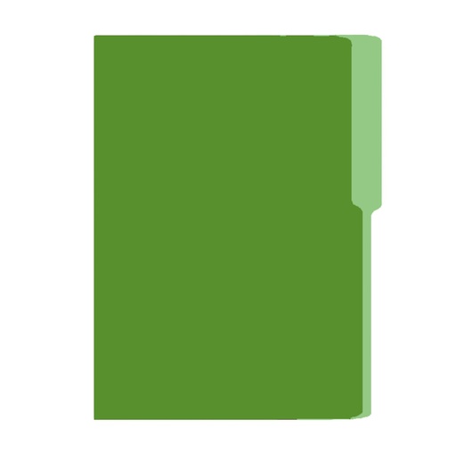 Folder Oficio Bold Office, 25 unidades, Verde Oscuro