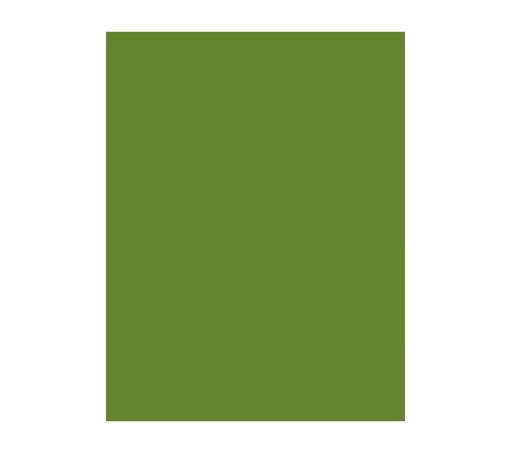 Fieltro Tucán, 25 hojas, Verde Olivo