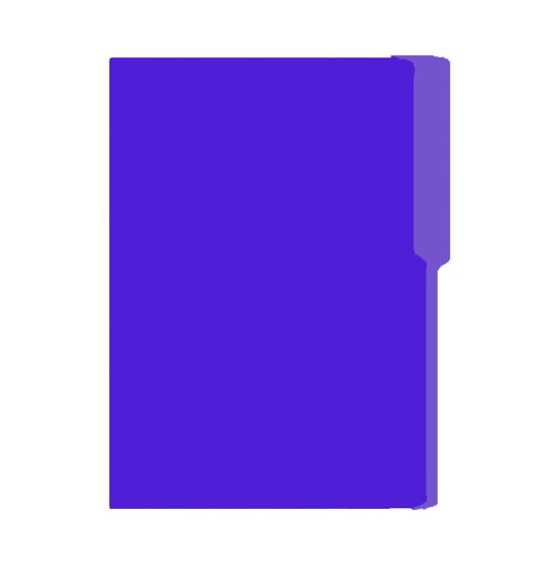Folder Oficio Bold Office, 25 unidades, Morado