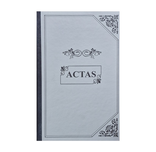 Libro de Actas de 100 hojas, Empastado