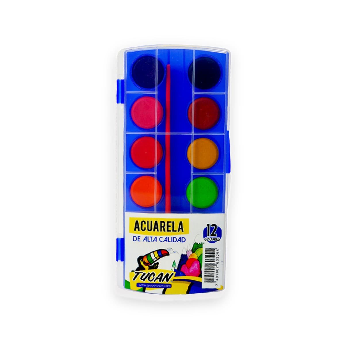 Acuarela Tucán, 12 colores