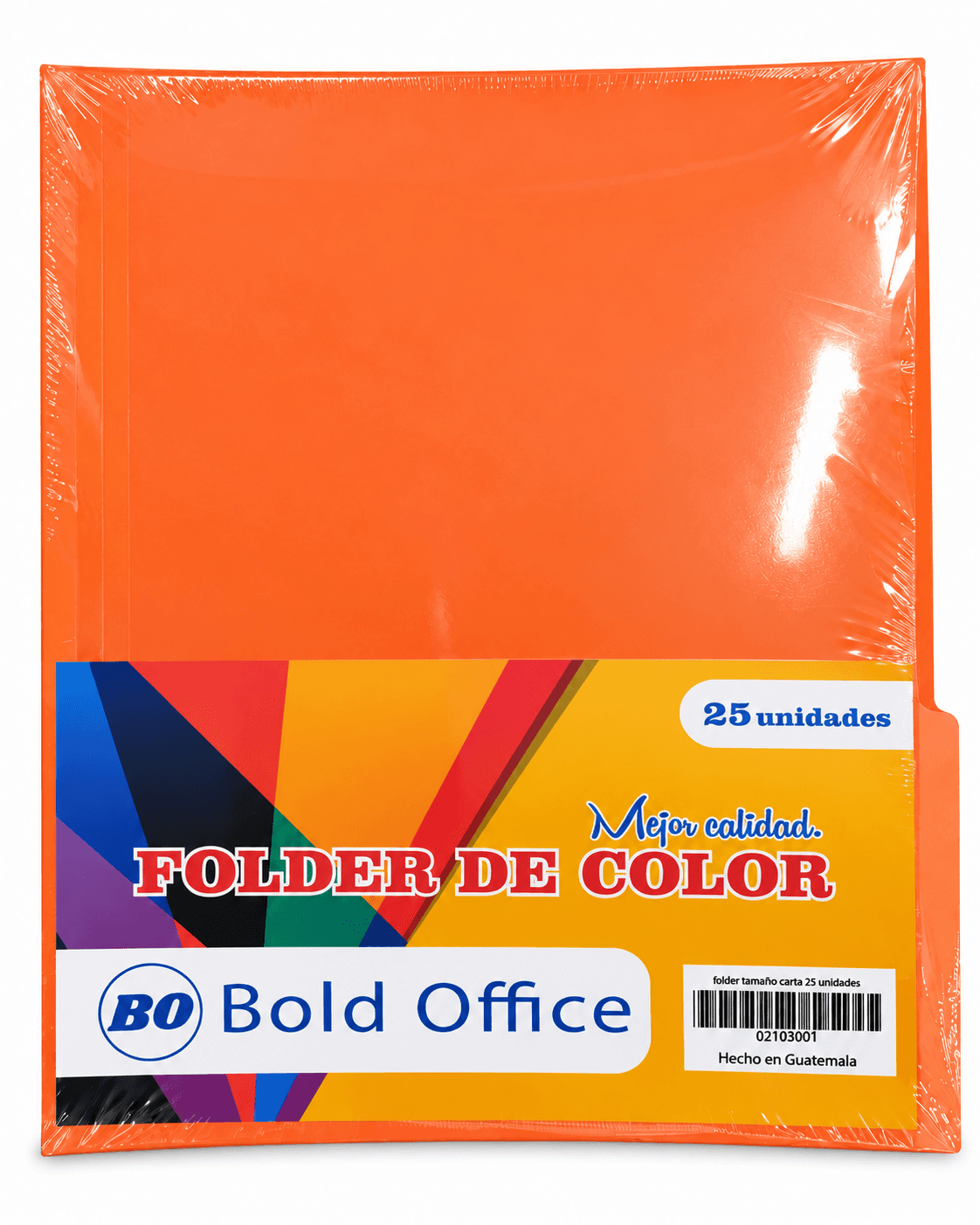 Folder Carta Bold Office, 25 unidades, vista 2