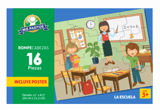 Rompecabezas de 16 piezas, Mis Pasitos, vista 2