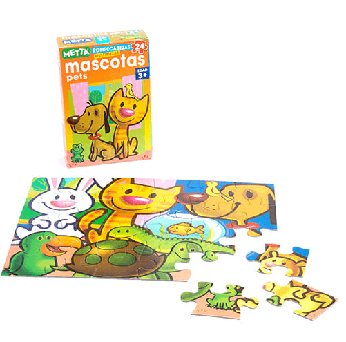 Rompecabezas Metta, Mascotas (8 Piezas)