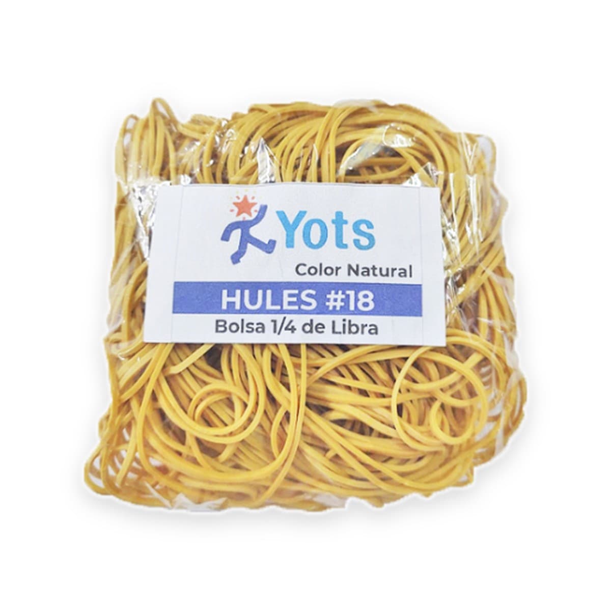 Bolsa hules Naturales Yots #18, 1/4 de libra