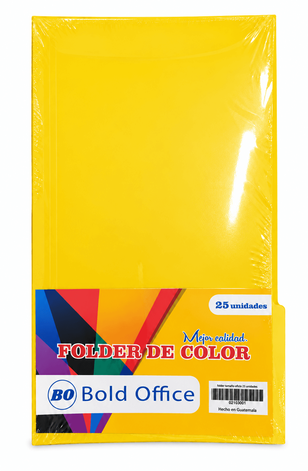 Folder Oficio Bold Office, 25 unidades