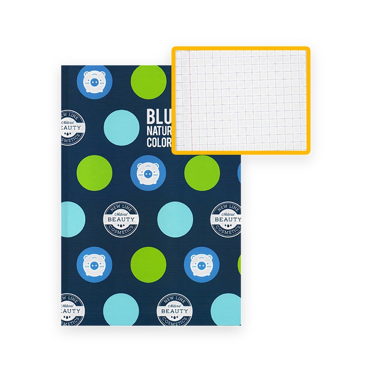 Cuaderno Empastado Kenart, 96 hojas, Cuadros