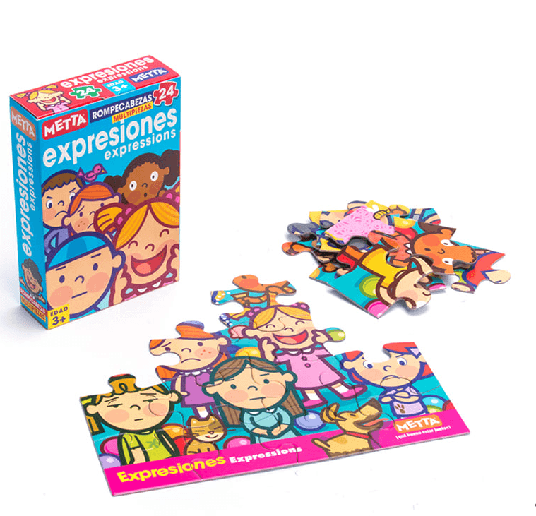Rompecabezas Metta, Expresiones (12 Piezas)