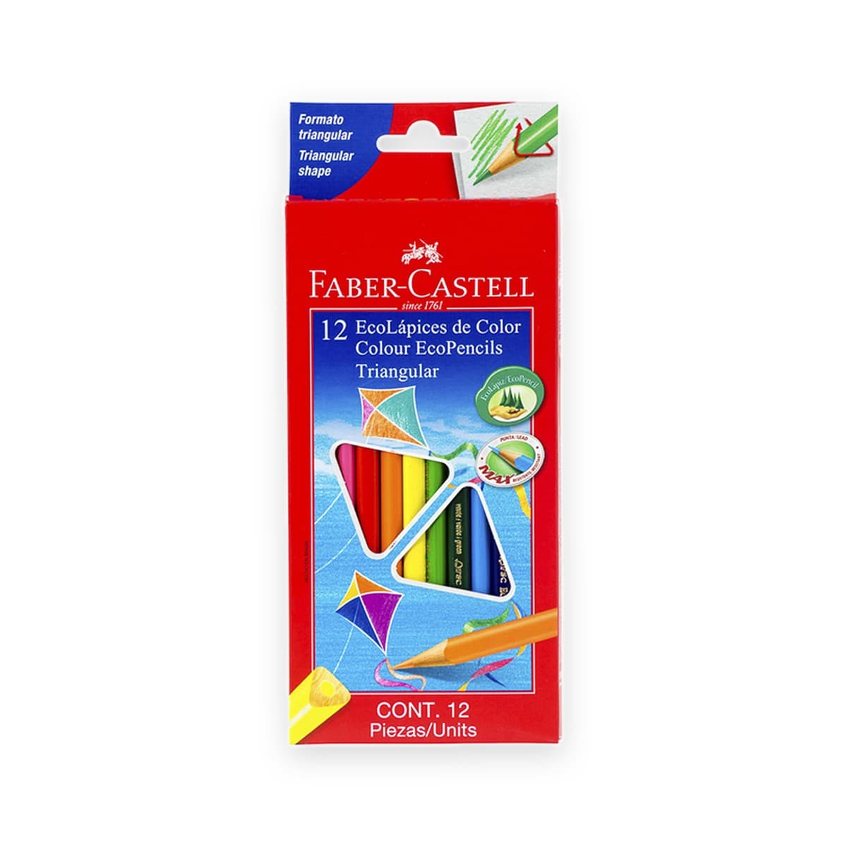 Crayón Faber Castell, 12 colores