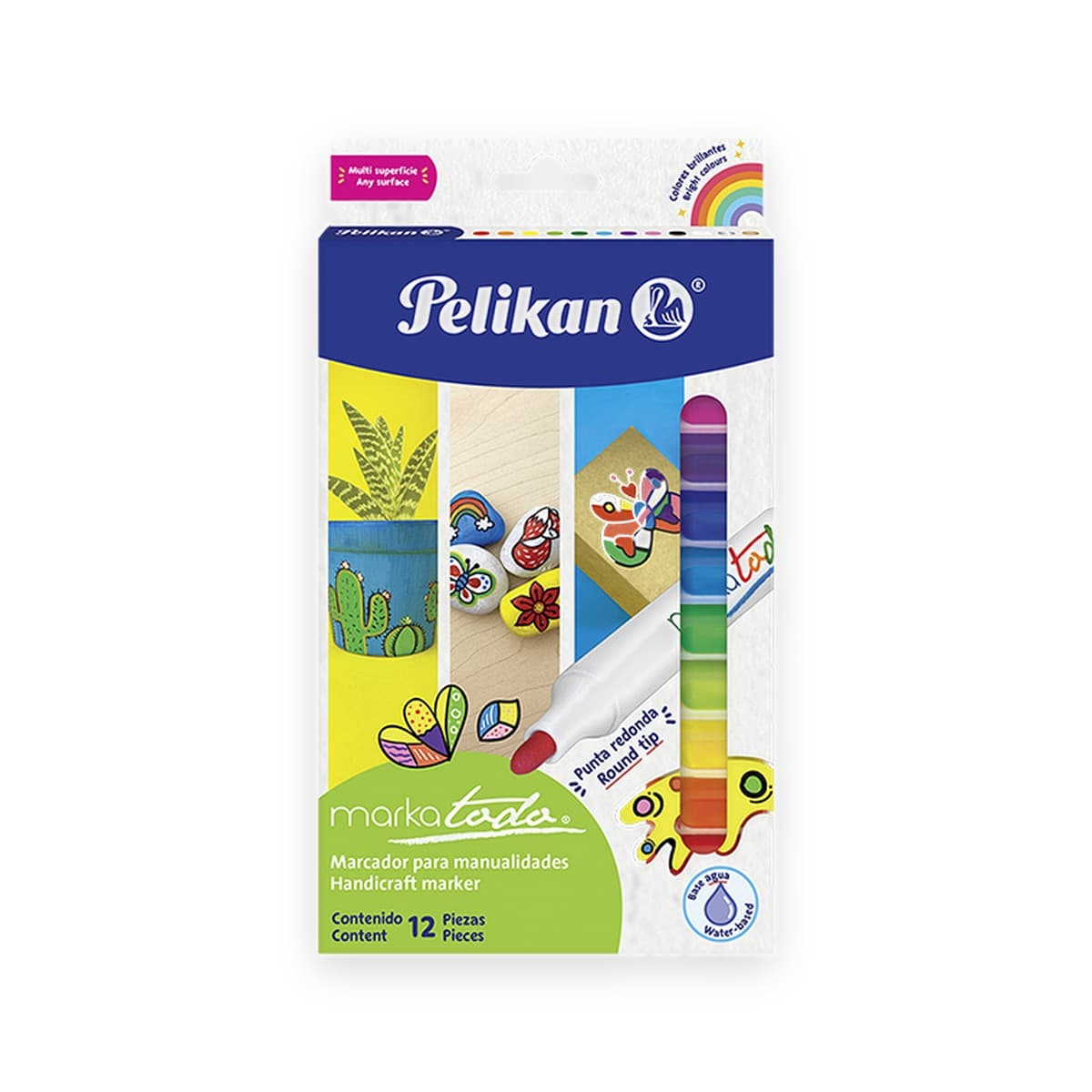 Markatodo Pelikan, 12 colores